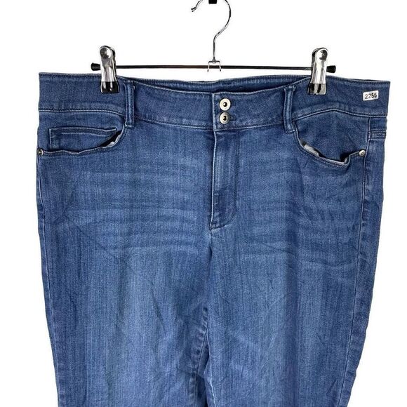 J. Jill Straight Jeans 12 Women’s Dark Wash Pre-Owned [#2255] - Picture 3 of 6